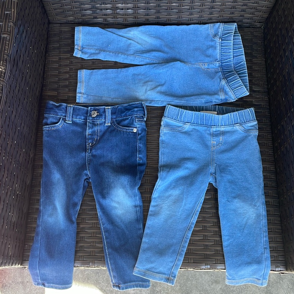 Size 18 months jeans bundle never worn
